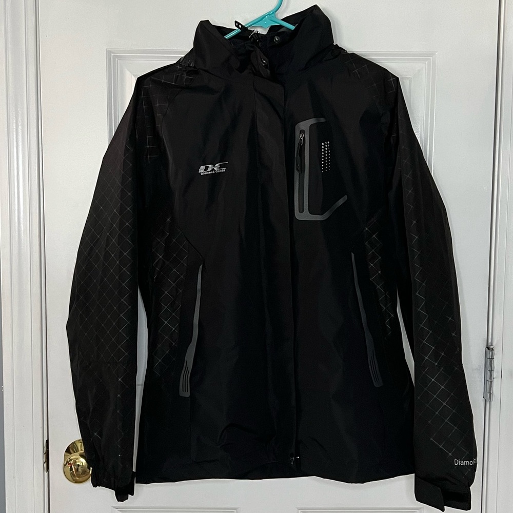 Women’s lightweight coat with thermal lining size M with detachable hood